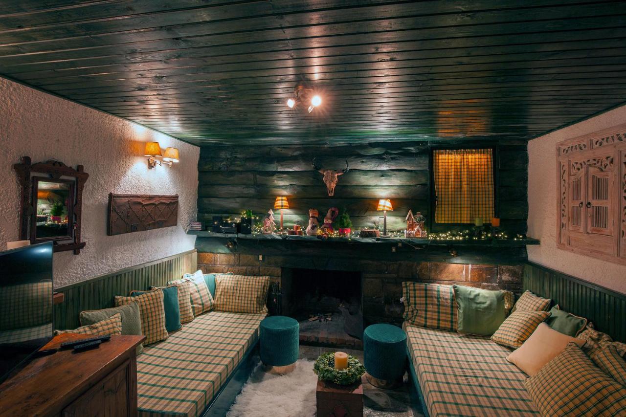Dandy Villas Agoriani - Chalet Ivoni - Fireplace Eptalofos Exterior photo